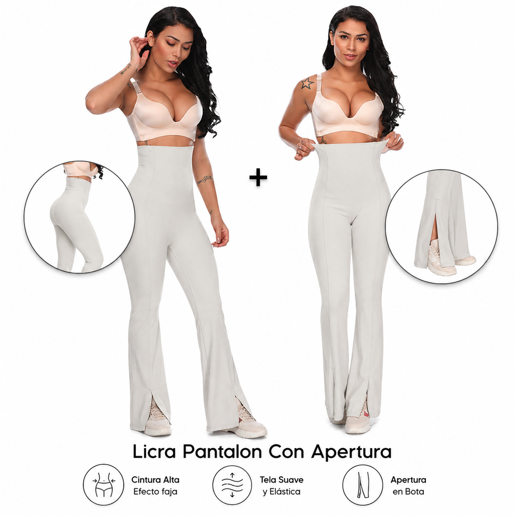 Silueta Estilizada al Instante - Pantalón Licra con Apertura