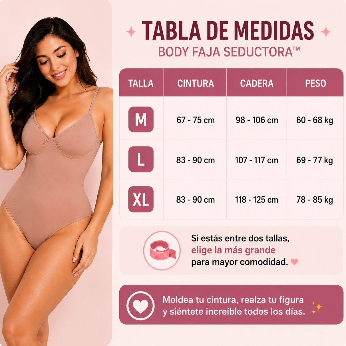 Silueta Estilizada al Instante - Body Faja Seductora