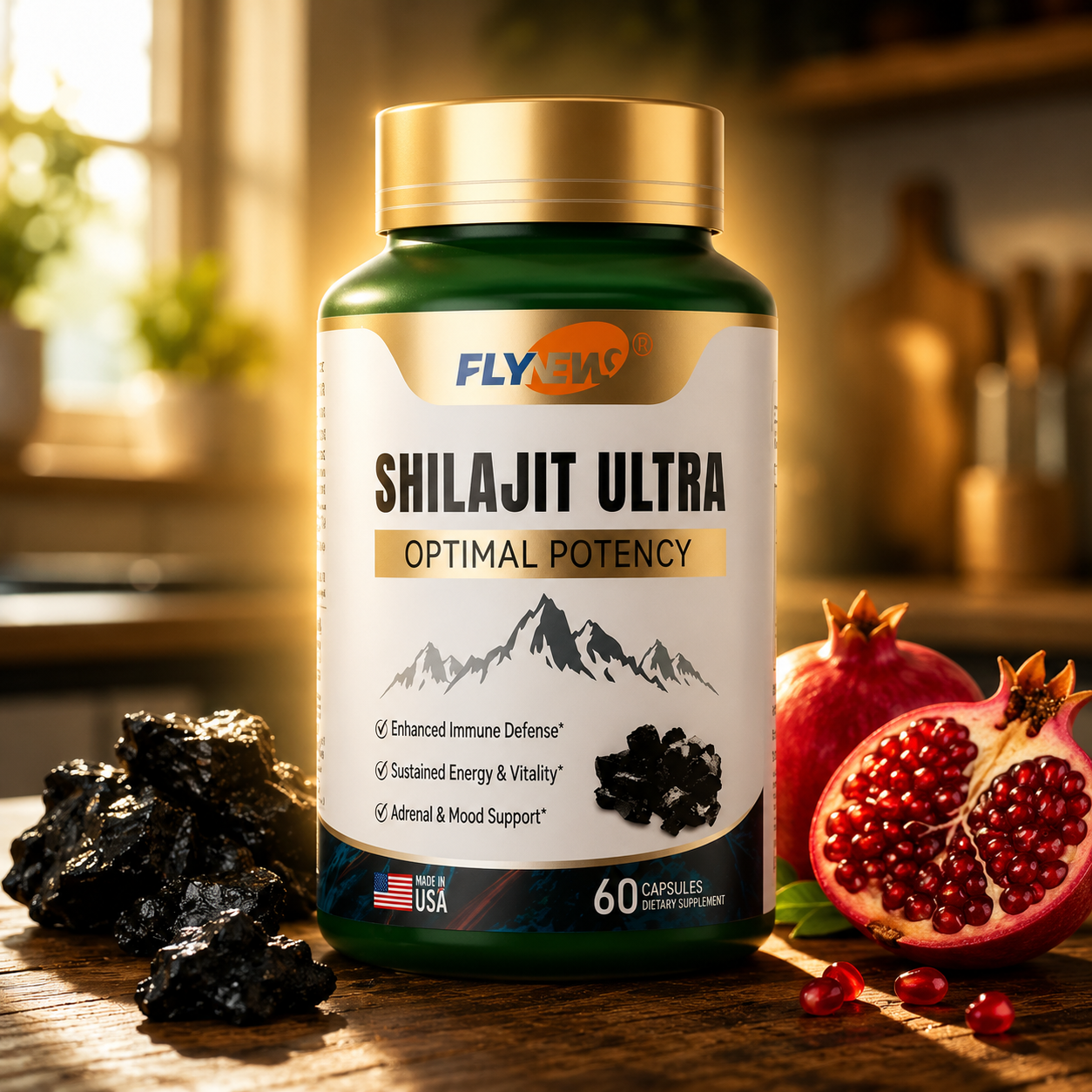 Recupera tu Energía - Shilajit Ultra 100% Natural de Alta Montaña