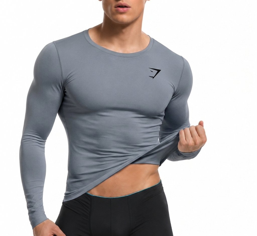 Silueta Definida al Instante – Playera Deportiva Gymshark long