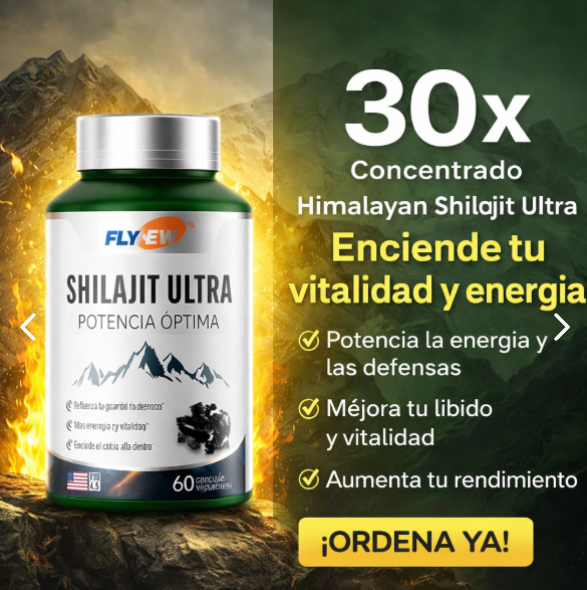 Recupera tu Energía - Shilajit Ultra 100% Natural de Alta Montaña