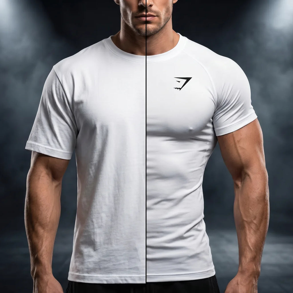 Silueta Definida al Instante – Playera Deportiva Gymshark short
